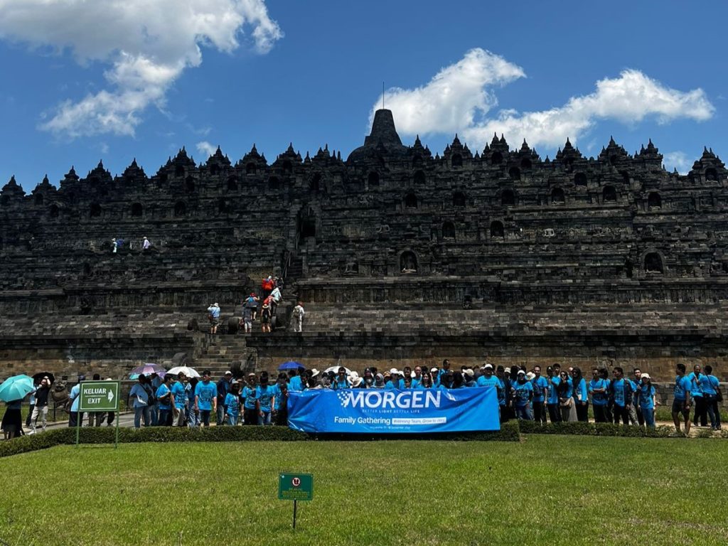 Kunjungan Morgen ke Candi Borobudur pada hari Minggu (15/09/2024).